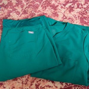 Hunter Green Figs set